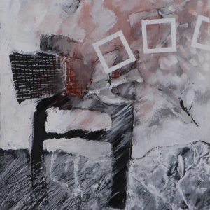 Ven, Henk van de - Vogelhok in landschap - 1983