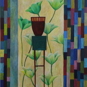 Elst, Fenneke van der - Tafel met vaas - 2004