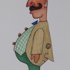 Kempen, Ben van - Man met hoed - 2000