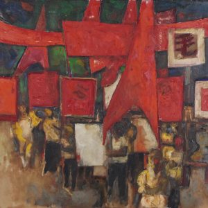 Wit, Kees de - Maoïstische vlaggen -