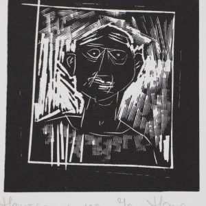 Homan, Jan - Houtsnede van Jan Homan -