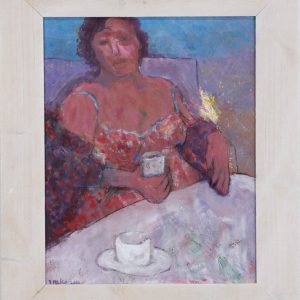 Croon, Ineka - femme en terrasse - 2000