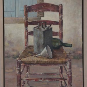 Flokstra, Cees - stoel met petroleumkan - 1988