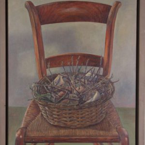 Flokstra, Cees - stoel met aardappels in mand - 1980