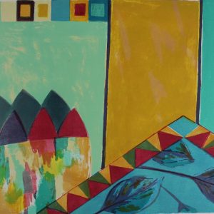 Elst, Fenneke van der - Huis met tafellaken II - 1994