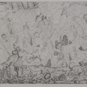 Oudshoorn, F.M. - Landschap - 1983