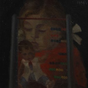 van den Thillart, Jan - Angelica achter 't telraam - 1956