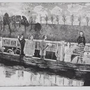 Miedema, Folly - Landschap met boot - 1976