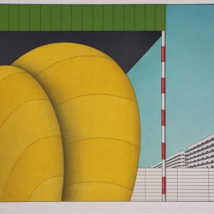 Fuit, Marinus - Geel object onder afdak - 1990