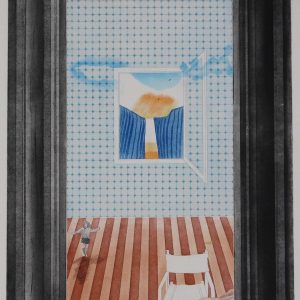 Mols-Becke, Doris - Vluchtende vrouw - 1979