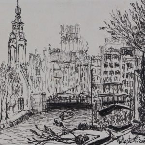 Thillart, Jan van den - Amsterdam, Singel - 1953