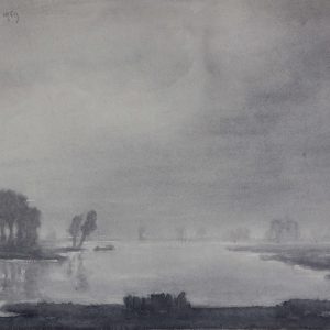Thillart, Jan van den - Grijze lucht boven de Maas - 1959