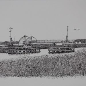 Kuit, Gerard - Fietsbrug over de Eem - 2009