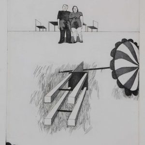 Spermon, Kees - Omgevallen stoel - 1968